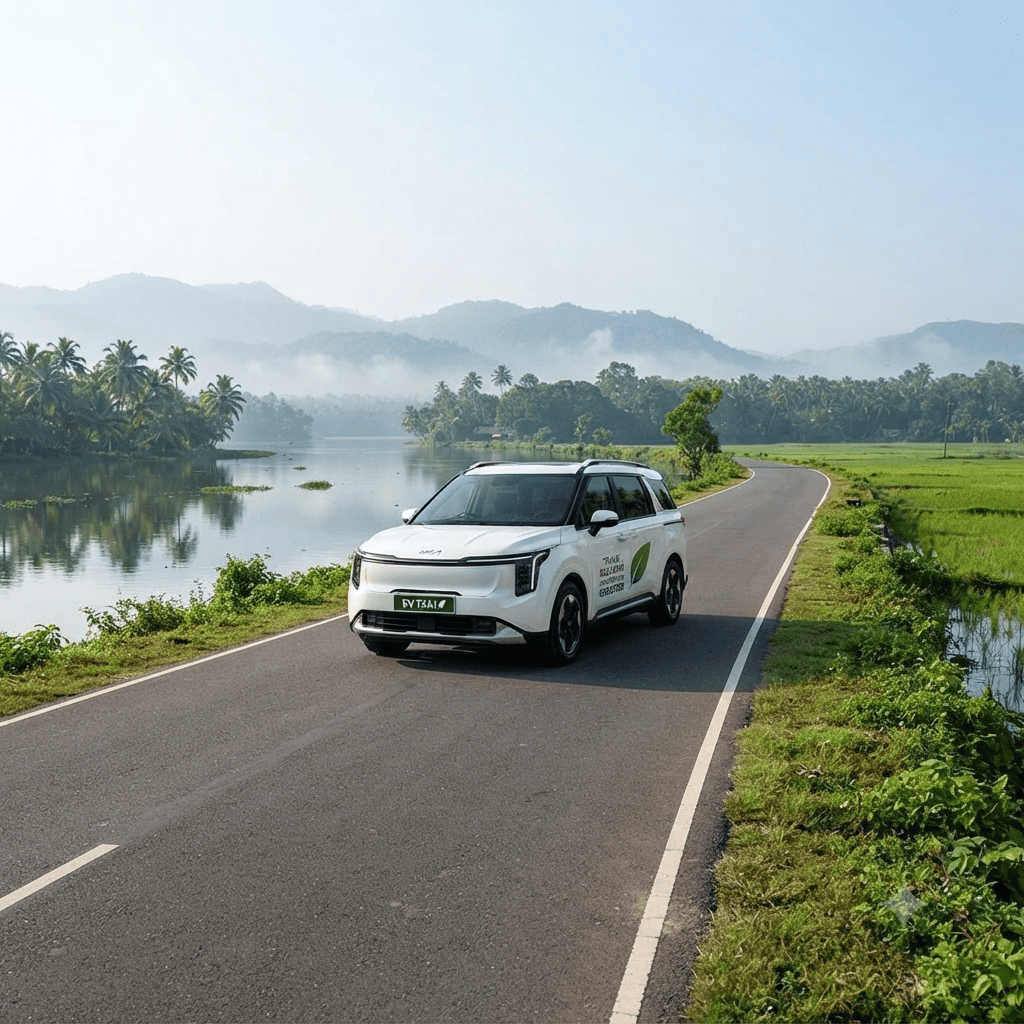 Airport Pickup EV Taxi
